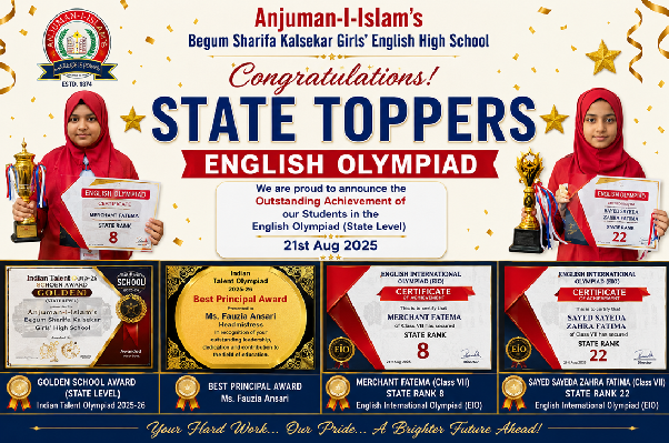 Indian Talent Olympiad (ITO) State-Level Achievements